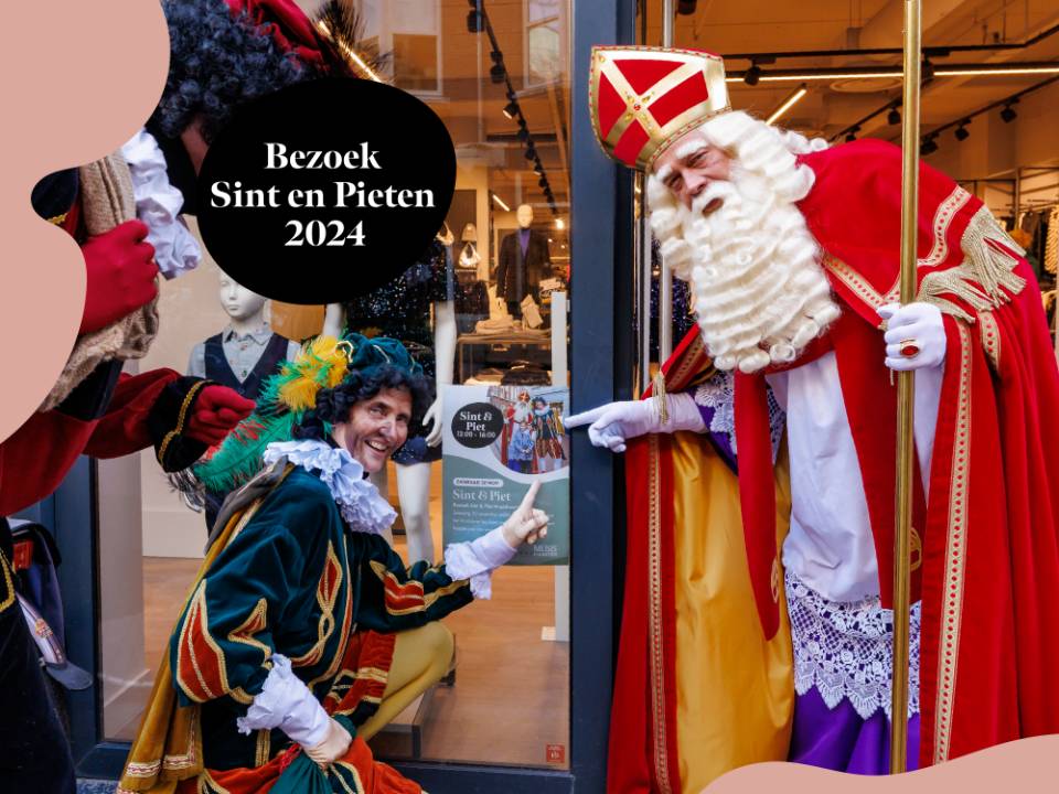 Bezoek Sint en Pieten 2024