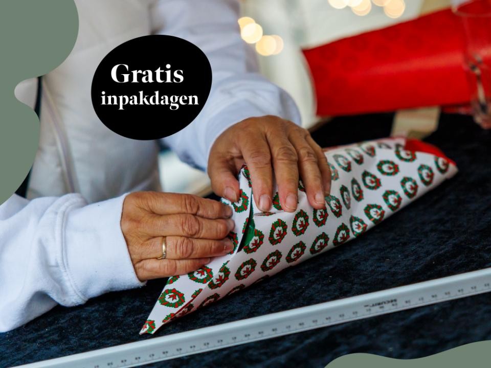 Feestelijke inpakservice